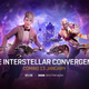 An illustration showing spaceships and EVE characters in Doctor Who costumes for January 13's Interstellar Convergence event.